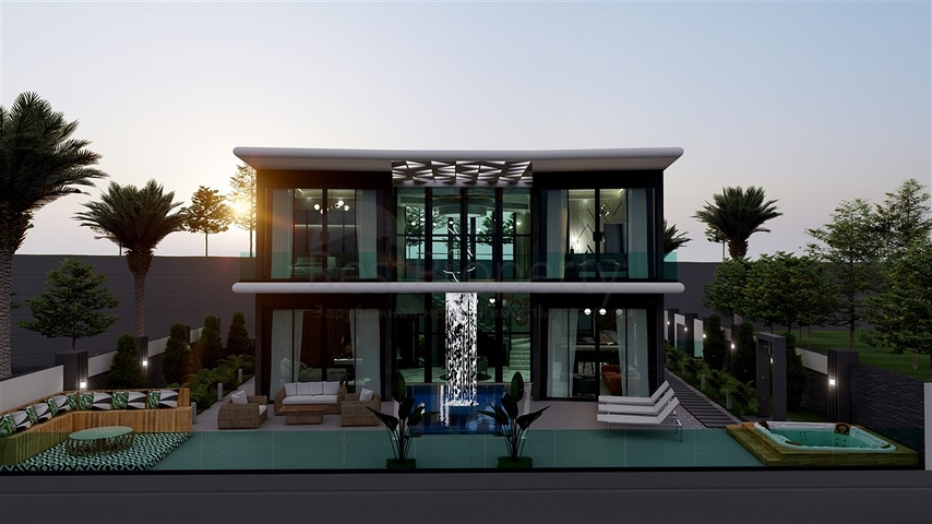 فيلا قيد الانشاء - تصميم عصري حديث - في كارجي جاك / الانيا 