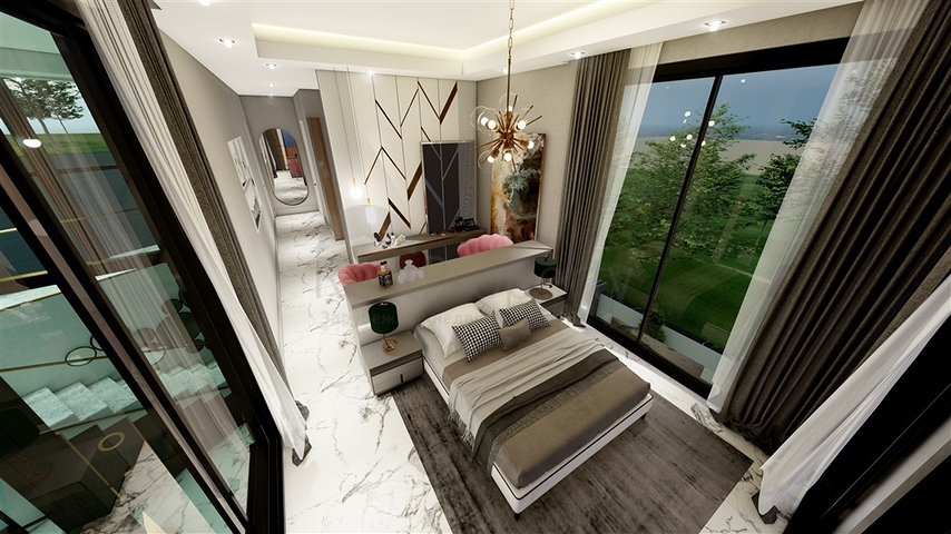 فيلا قيد الانشاء - تصميم عصري حديث - في كارجي جاك / الانيا 