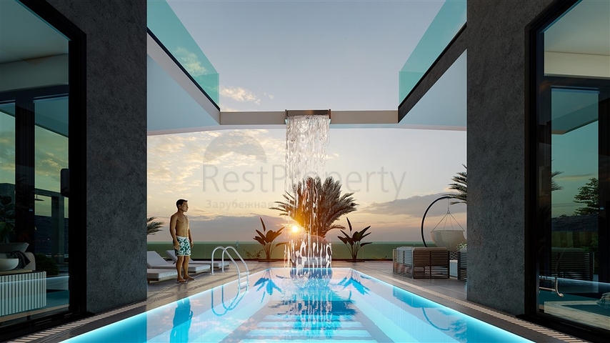 فيلا قيد الانشاء - تصميم عصري حديث - في كارجي جاك / الانيا 