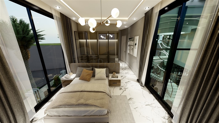 فيلا قيد الانشاء - تصميم عصري حديث - في كارجي جاك / الانيا 