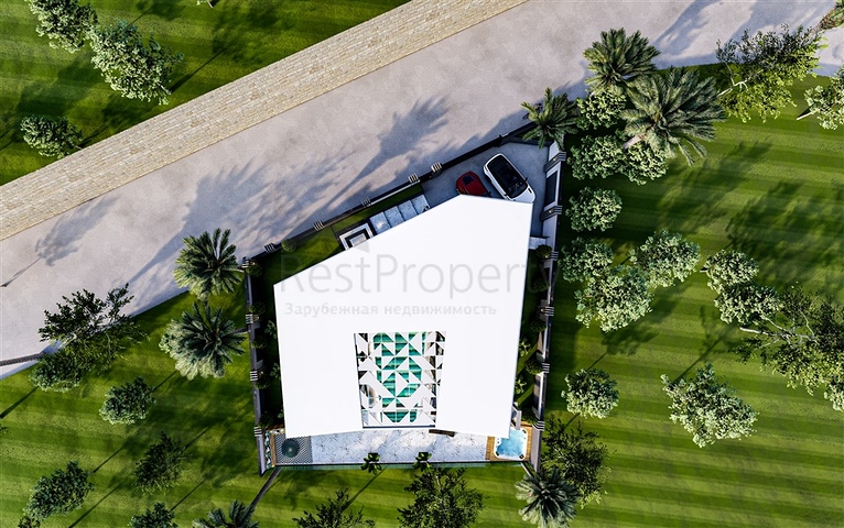 فيلا قيد الانشاء - تصميم عصري حديث - في كارجي جاك / الانيا 