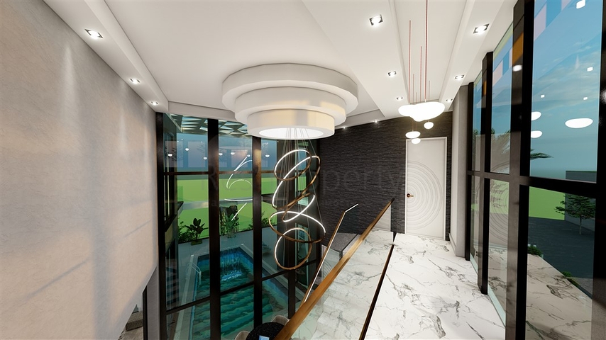 فيلا قيد الانشاء - تصميم عصري حديث - في كارجي جاك / الانيا 