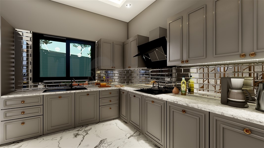 فيلا قيد الانشاء - تصميم عصري حديث - في كارجي جاك / الانيا 