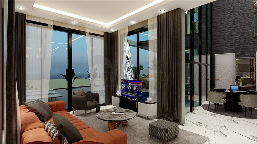 فيلا قيد الانشاء - تصميم عصري حديث - في كارجي جاك / الانيا 