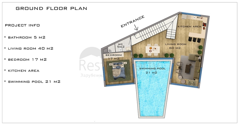 فيلا قيد الانشاء - تصميم عصري حديث - في كارجي جاك / الانيا 