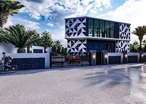 فيلا قيد الانشاء - تصميم عصري حديث - في كارجي جاك / الانيا 