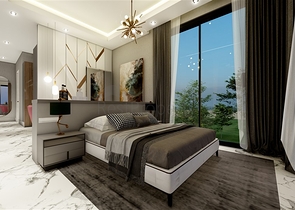 فيلا قيد الانشاء - تصميم عصري حديث - في كارجي جاك / الانيا 