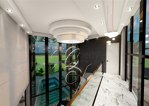 فيلا قيد الانشاء - تصميم عصري حديث - في كارجي جاك / الانيا 