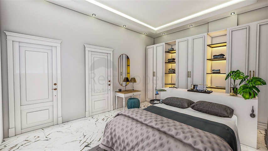 مناسبة للحصول على الجنسية - اطلالة بحر -فيلا فاخرة بتصميم حديث- قيد الانشاء - في كارجي جاك / الانيا