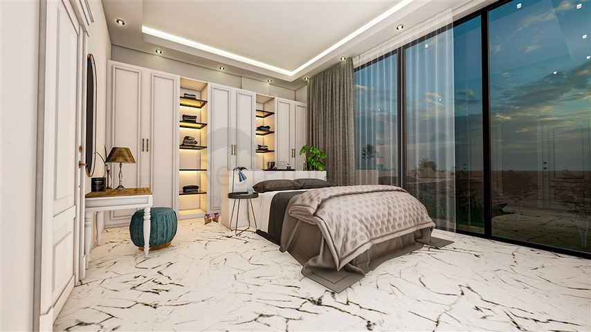 مناسبة للحصول على الجنسية - اطلالة بحر -فيلا فاخرة بتصميم حديث- قيد الانشاء - في كارجي جاك / الانيا