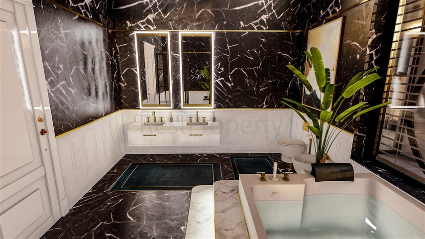 مناسبة للحصول على الجنسية - اطلالة بحر -فيلا فاخرة بتصميم حديث- قيد الانشاء - في كارجي جاك / الانيا