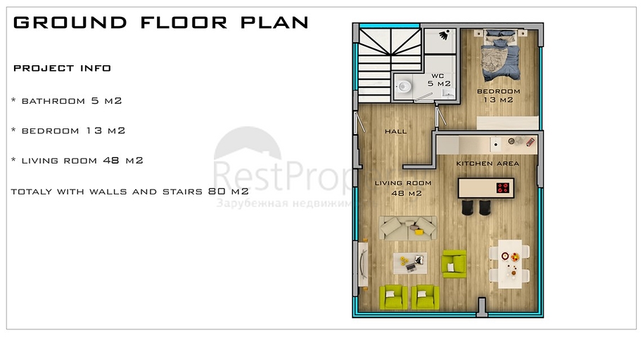 مناسبة للحصول على الجنسية - اطلالة بحر -فيلا فاخرة بتصميم حديث- قيد الانشاء - في كارجي جاك / الانيا
