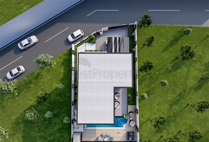 مناسبة للحصول على الجنسية - اطلالة بحر -فيلا فاخرة بتصميم حديث- قيد الانشاء - في كارجي جاك / الانيا