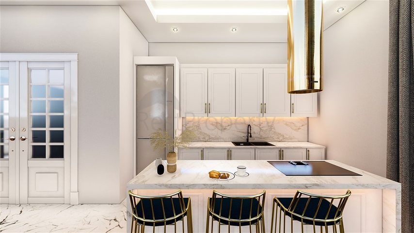 مناسبة للحصول على الجنسية - اطلالة بحر -فيلا فاخرة بتصميم حديث- قيد الانشاء - في كارجي جاك / الانيا