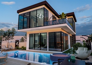 مناسبة للحصول على الجنسية - اطلالة بحر -فيلا فاخرة بتصميم حديث- قيد الانشاء - في كارجي جاك / الانيا