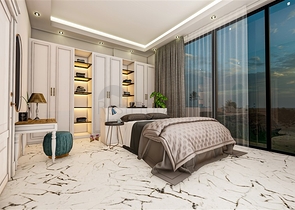 مناسبة للحصول على الجنسية - اطلالة بحر -فيلا فاخرة بتصميم حديث- قيد الانشاء - في كارجي جاك / الانيا