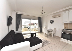 شقة غرفة وصالة -مفروشة - في منطقة جيكجلي / الانيا 