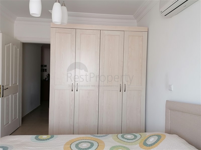 اطلالة بحر وقلعة -شقة غرفتين وصالة في منطقة اوبا / الانيا 