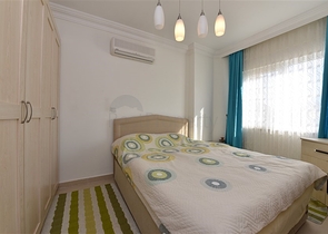 اطلالة بحر وقلعة -شقة غرفتين وصالة في منطقة اوبا / الانيا 