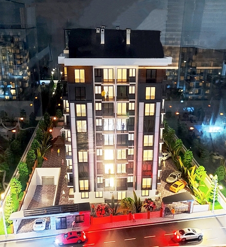 شقق 1 + 1 ، 2 + 1 ، 3 + 1 في منزل مريح في أنطاليا