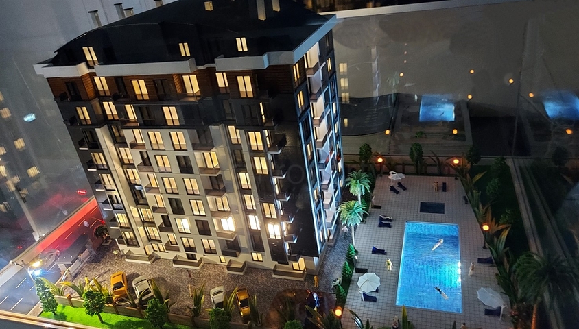 شقق 1 + 1 ، 2 + 1 ، 3 + 1 في منزل مريح في أنطاليا