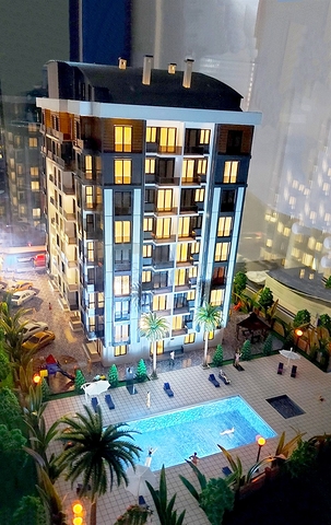 شقق 1 + 1 ، 2 + 1 ، 3 + 1 في منزل مريح في أنطاليا