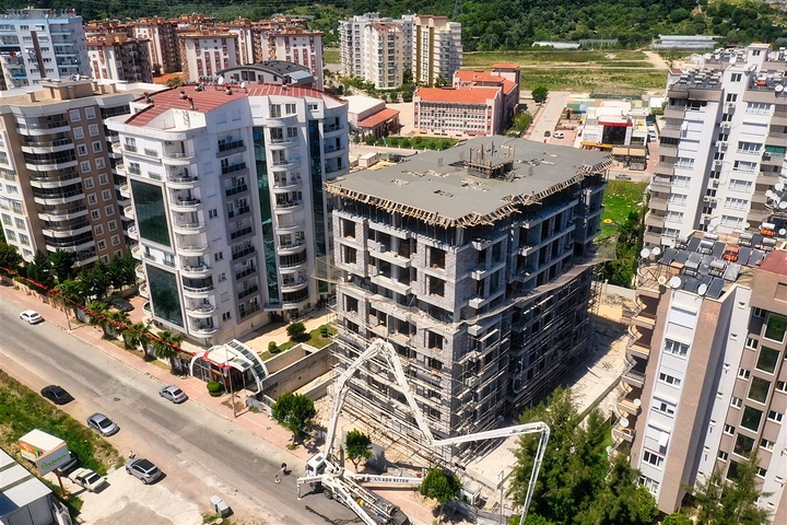 شقق 1 + 1 ، 2 + 1 ، 3 + 1 في منزل مريح في أنطاليا