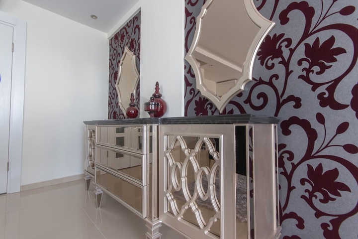 اطلالة بحر - مجمع فاخر - شقة غرفتين وصالة مفروشة - في كارجي جاك / الانيا 