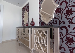 اطلالة بحر - مجمع فاخر - شقة غرفتين وصالة مفروشة - في كارجي جاك / الانيا 