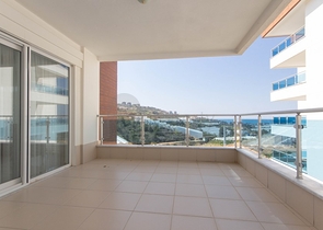 اطلالة بحر - مجمع فاخر - شقة غرفتين وصالة مفروشة - في كارجي جاك / الانيا 