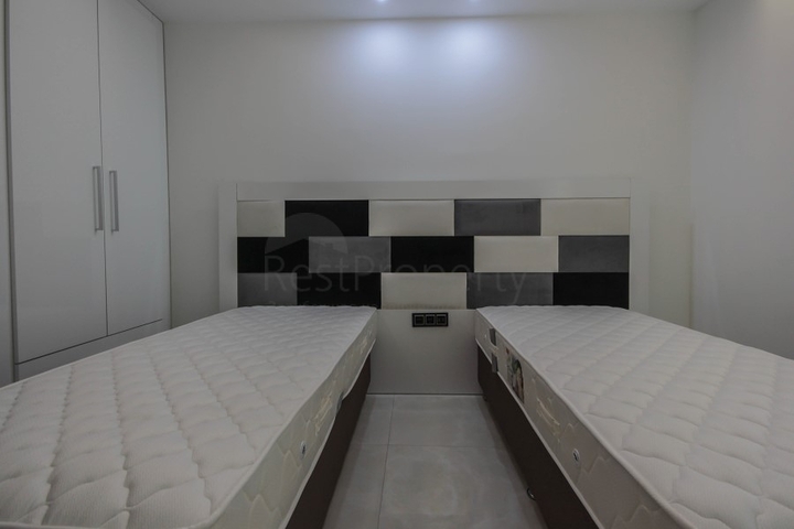 اطلالة بحرية ساحرة - شقة فاخرة ضمن مجمع اول صف على البحر - 2 غرفة وصالة - كارجي جاك / الانيا 