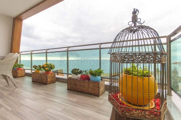 اطلالة بحرية ساحرة - مجمع فاخر ضمن اول صف على البحر - شقة 2 غرفة وصالة - في كارجي جاك / الانيا 