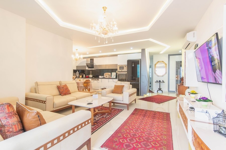 اطلالة بحرية ساحرة - مجمع فاخر ضمن اول صف على البحر - شقة 2 غرفة وصالة - في كارجي جاك / الانيا 