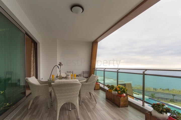 اطلالة بحرية ساحرة - مجمع فاخر ضمن اول صف على البحر - شقة 2 غرفة وصالة - في كارجي جاك / الانيا 