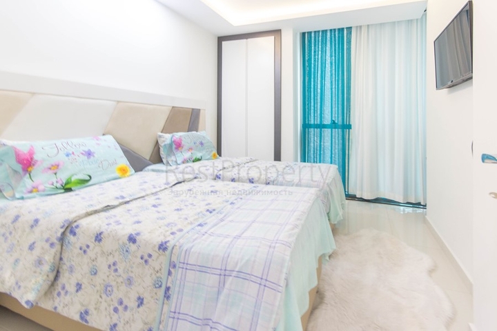 اطلالة بحرية ساحرة - مجمع فاخر ضمن اول صف على البحر - شقة 2 غرفة وصالة - في كارجي جاك / الانيا 