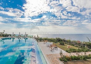 اطلالة بحرية ساحرة - مجمع فاخر ضمن اول صف على البحر - شقة 2 غرفة وصالة - في كارجي جاك / الانيا 