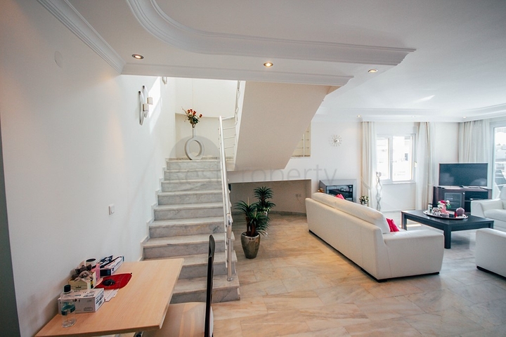 اطلالة بحر -دوبلكس 3 غرف وصالة - ساونا خاصة- في مهموتلار / الانيا 