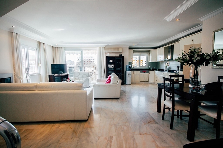 اطلالة بحر -دوبلكس 3 غرف وصالة - ساونا خاصة- في مهموتلار / الانيا 