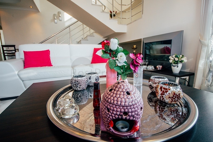 اطلالة بحر -دوبلكس 3 غرف وصالة - ساونا خاصة- في مهموتلار / الانيا 