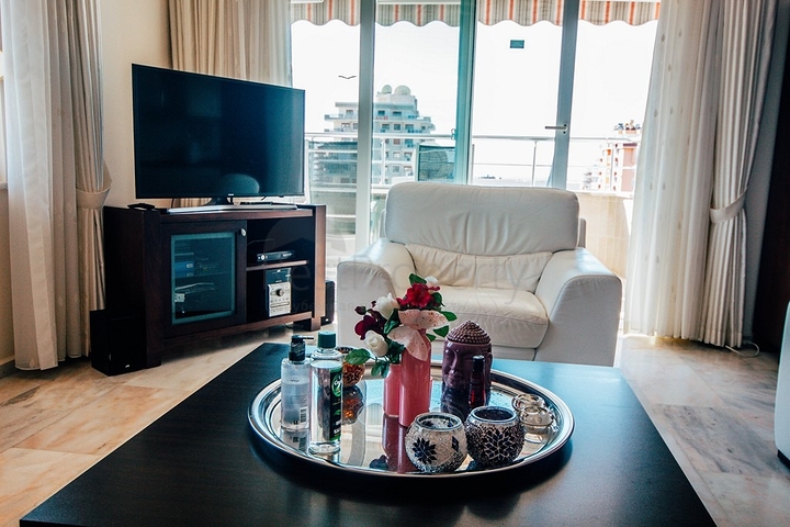 اطلالة بحر -دوبلكس 3 غرف وصالة - ساونا خاصة- في مهموتلار / الانيا 