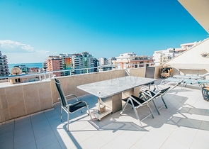 اطلالة بحر -دوبلكس 3 غرف وصالة - ساونا خاصة- في مهموتلار / الانيا 