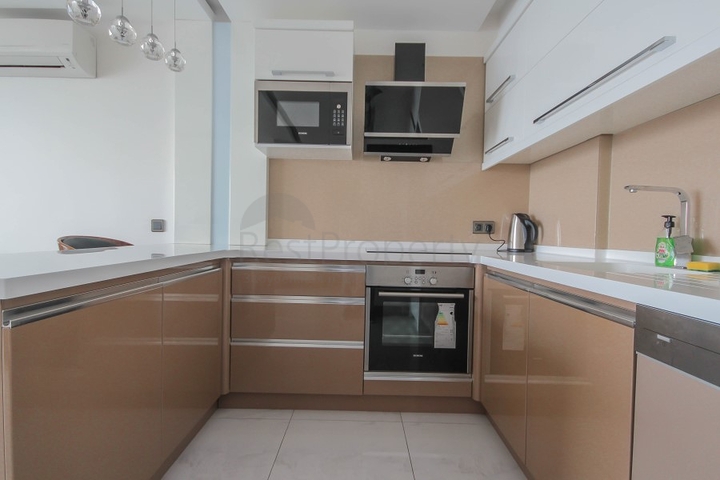 اطلالة بحر ساحرة - مجمع فاخر - شقة غرفة وصالة - في كارجي جاك / الانيا 