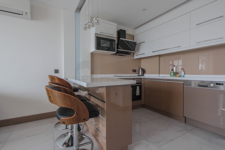 اطلالة بحر ساحرة - مجمع فاخر - شقة غرفة وصالة - في كارجي جاك / الانيا 