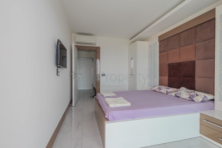 اطلالة بحر ساحرة - مجمع فاخر - شقة غرفة وصالة - في كارجي جاك / الانيا 