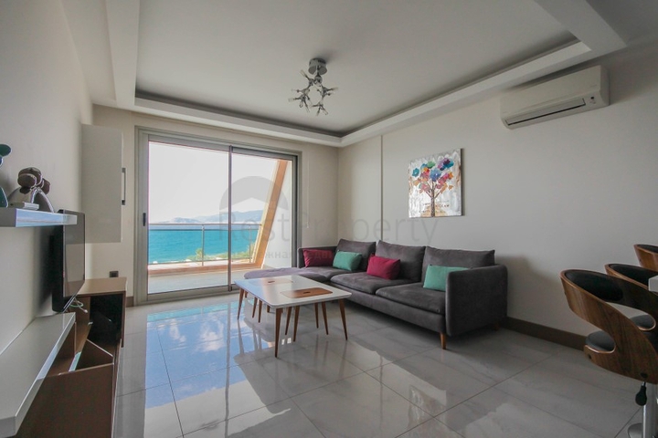 اطلالة بحر ساحرة - مجمع فاخر - شقة غرفة وصالة - في كارجي جاك / الانيا 