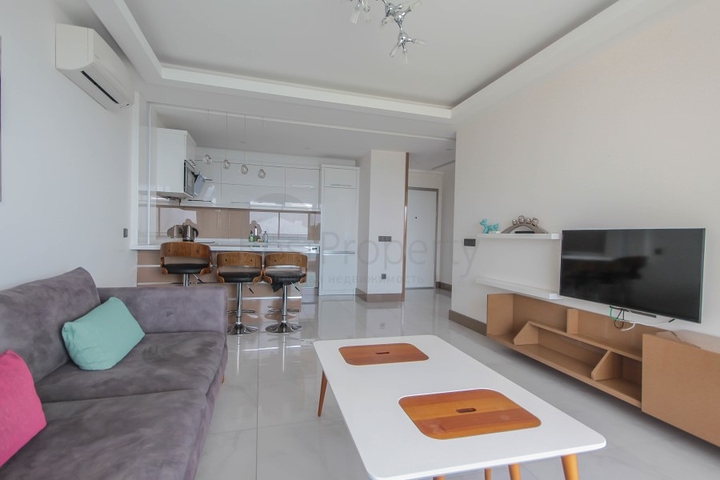 اطلالة بحر ساحرة - مجمع فاخر - شقة غرفة وصالة - في كارجي جاك / الانيا 