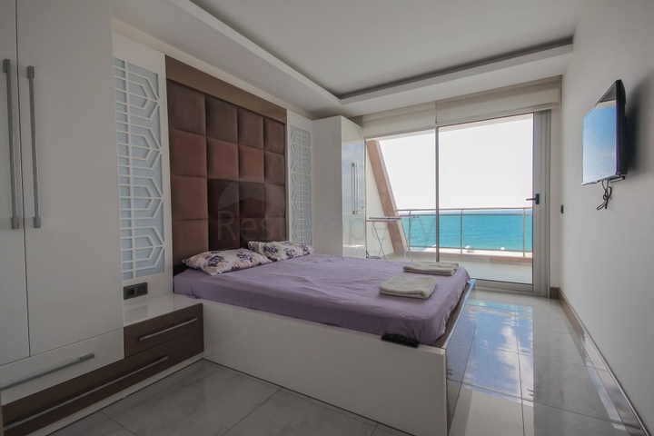 اطلالة بحر ساحرة - مجمع فاخر - شقة غرفة وصالة - في كارجي جاك / الانيا 