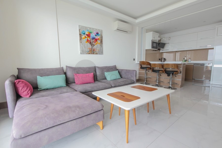 اطلالة بحر ساحرة - مجمع فاخر - شقة غرفة وصالة - في كارجي جاك / الانيا 