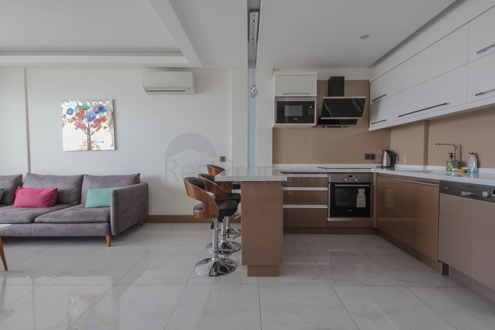 اطلالة بحر ساحرة - مجمع فاخر - شقة غرفة وصالة - في كارجي جاك / الانيا 