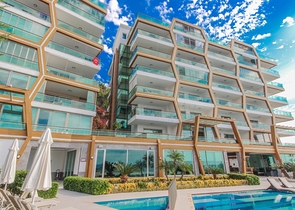 اطلالة بحر ساحرة - مجمع فاخر - شقة غرفة وصالة - في كارجي جاك / الانيا 